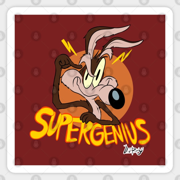 Supergenius Sticker by D.J. Berry